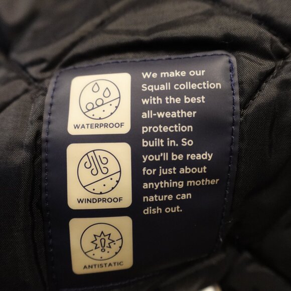 Lands’ End Squall Waterproof Winter Parka Boys Medium Black Insulated Hooded - Picture 11 of 14